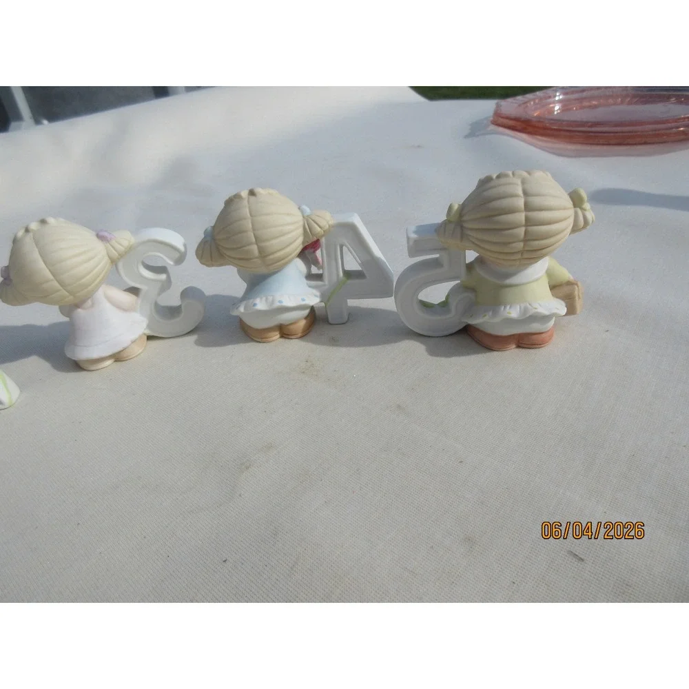 Vintage Bumpkins by Fabrizio Porcelain Figurines Set Numbers 1-5 Birthday Kids